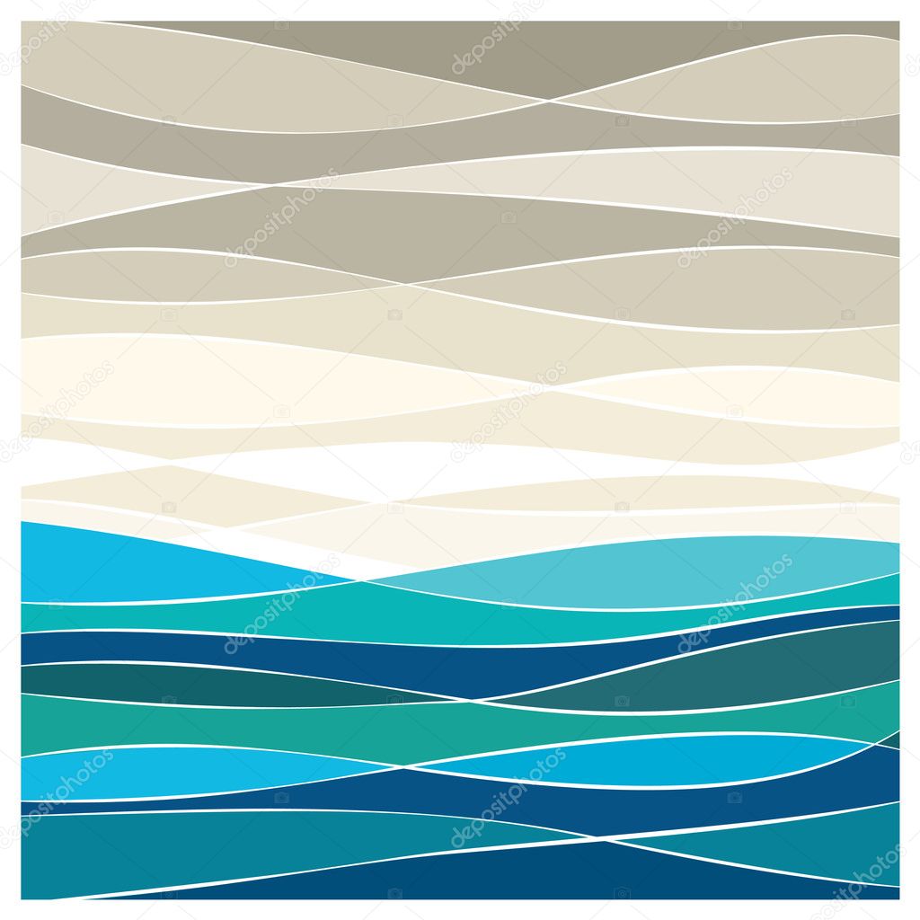 Abstract sea vector background