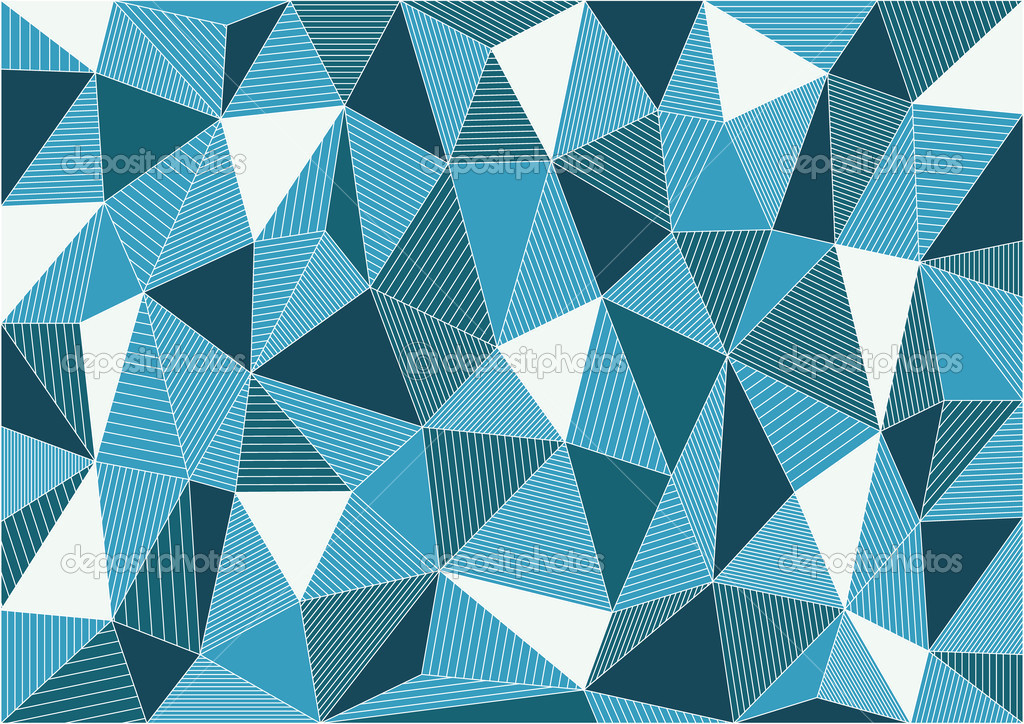 Colorful Triangles Vector Background