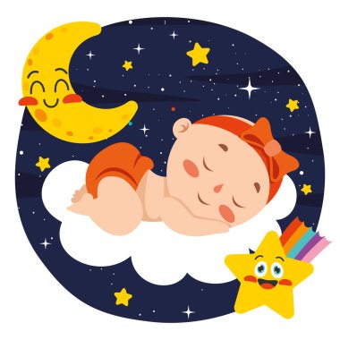 Yeni Doğan Bebek Karakterinin Çizimi