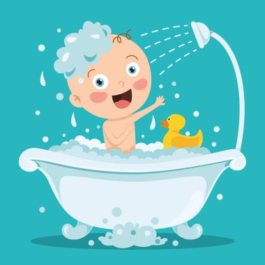 Yeni Doğan Bebek Karakterinin Çizimi