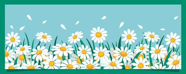 花と春の季節のデザイン — ストックベクタ