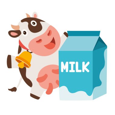 çizgi film illüstrasyon inek