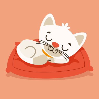 Uyuyan Kedi Çizimi