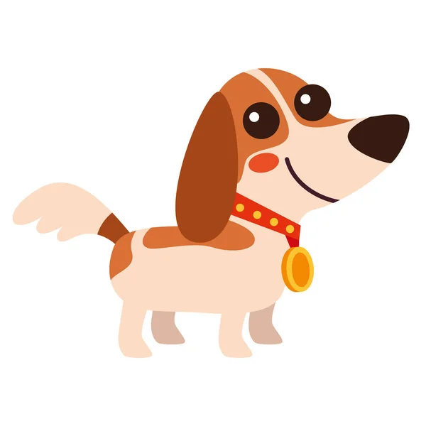 Cartoon Drawing Dog — Stock vektor