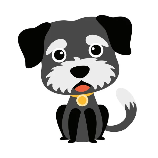 Cartoon Drawing Dog — Vector de stock