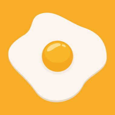 sahanda yumurta Üstten Görünüm