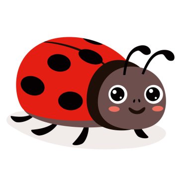 Cartoon Illustration Of A Ladybug
