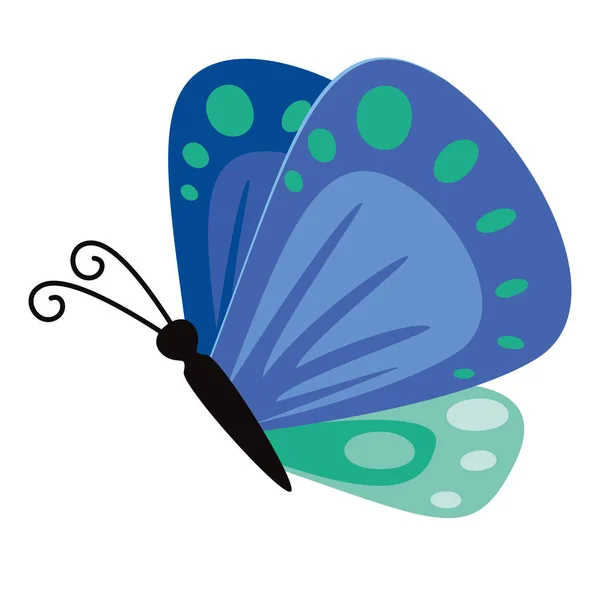Flat Drawing Butterfly — Wektor stockowy