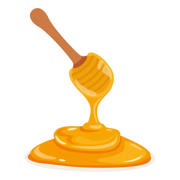 Vector Illustration Fresh Honey — Stockvektor