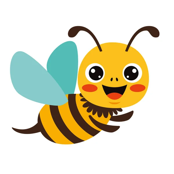 Cartoon Illustration Bee — Stockvektor