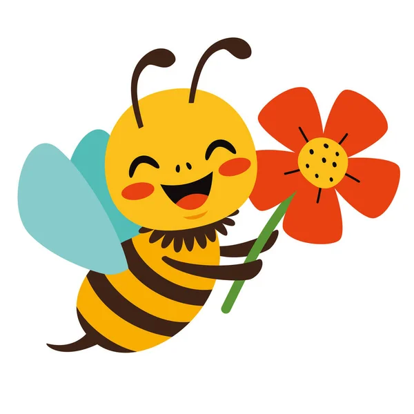 Картонова Ілюстрація Бджіл — стоковий вектор
