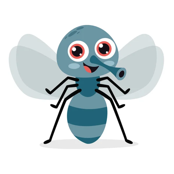 Illustration Fly Insect — Vetor de Stock