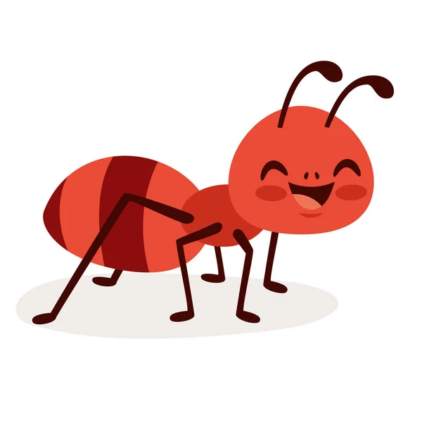 Cartoon Drawing Ant — Vettoriale Stock