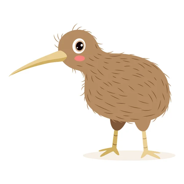 Dessin Animé Oiseau Kiwi — Image vectorielle