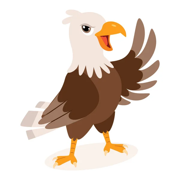 鷲を描く漫画 — ストックベクタ