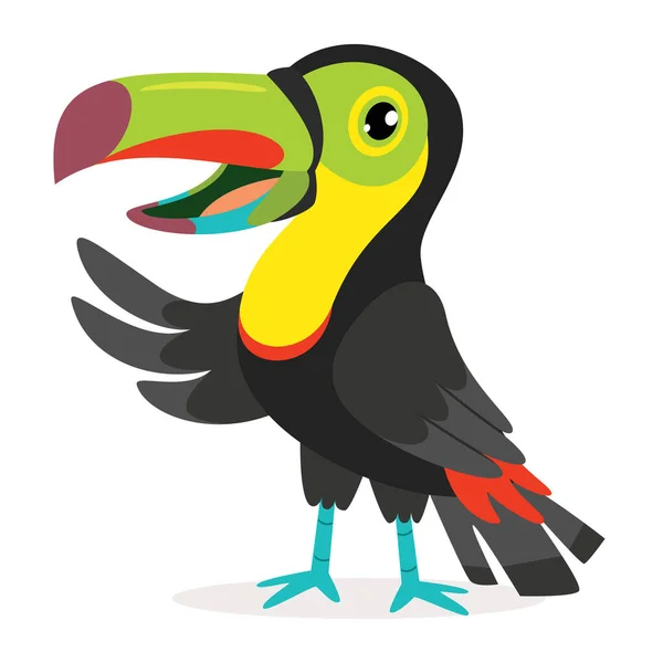 Dessin Animé Toucan — Image vectorielle