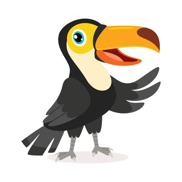 Cartoon Drawing Toucan — Stockový vektor