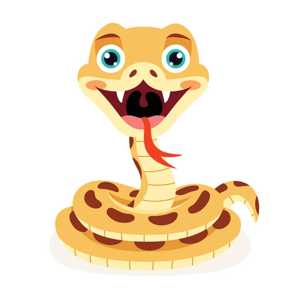 Ilustracja Kreskówki Węża — Wektor stockowy
