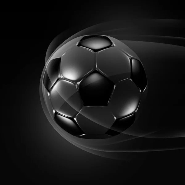 Calcio sfondo scuro — Foto Stock