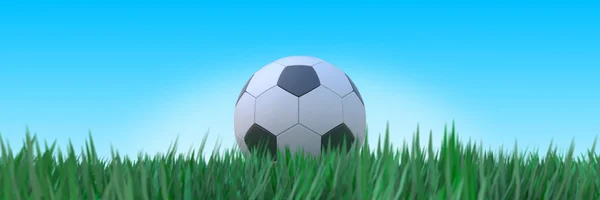 Soccer grass — Stock Photo, Image