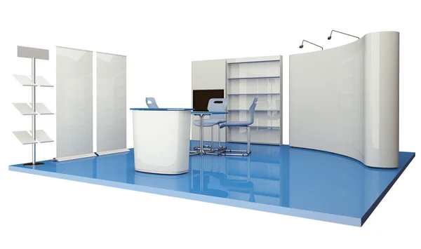 Advertising elements exhibition stand — Stock Photo, Image