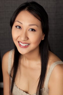 Studio şirin Asyalı kadın