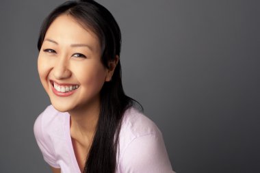 Studio şirin Asyalı kadın