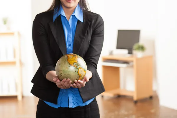 World in our hands — Stock Photo, Image