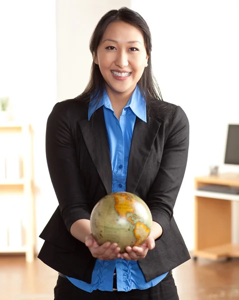 World in our hands — Stock Photo, Image