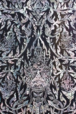 Tay Sanat inci yapılan rarchabophit Tapınağı bu kapı