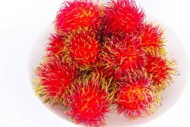 taze rambutan meyve