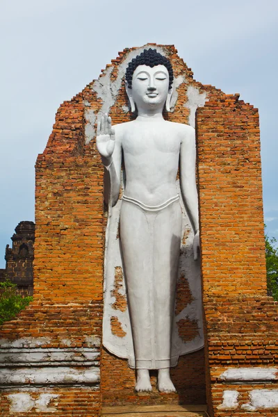 Patung Buddha di kuil Wat Yai Chai Mongkol — Stok Foto