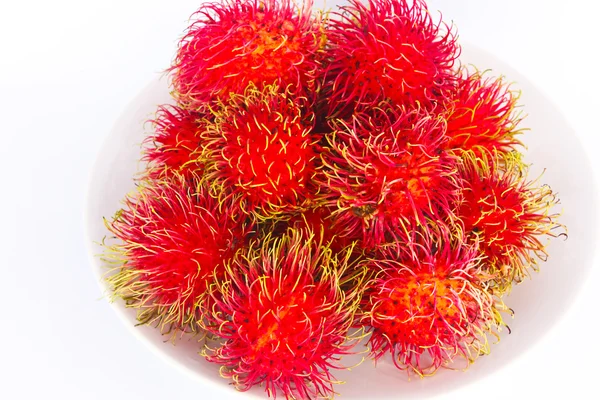 Frische Rambutan-Früchte — Stockfoto