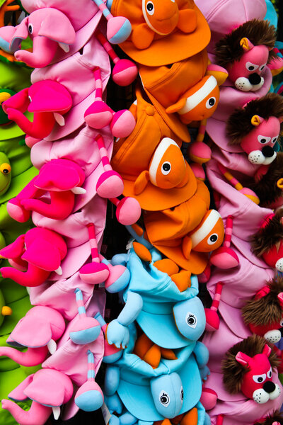 Colorful design animal hat , pataya , thailand