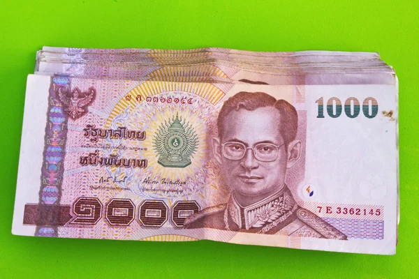 Billetes tailandeses — Foto de Stock