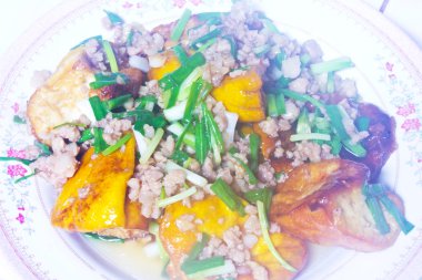 Tayland kızarmış sebze stil