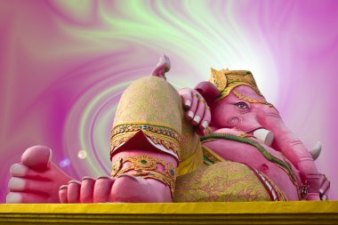 Hindu tanrısı, ganesh heykel Tayland