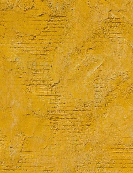 Sarı beton duvar — Stok fotoğraf
