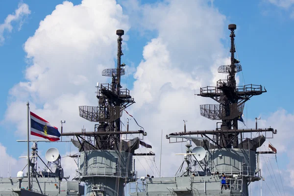 タイの戦艦は、サッタヒープを観察します。 — ストック写真