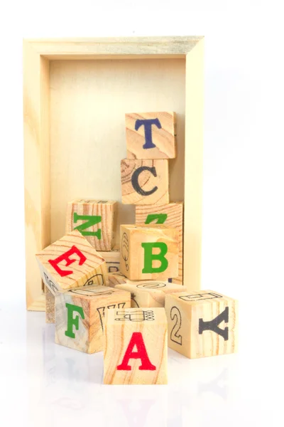 Colorful alphabet letter — Stock Photo, Image