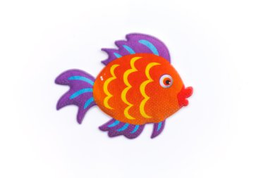 etiket renkli çizgi film balık