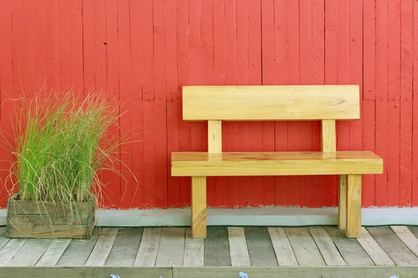 Hermosa silla de jardín de metal — Foto de Stock