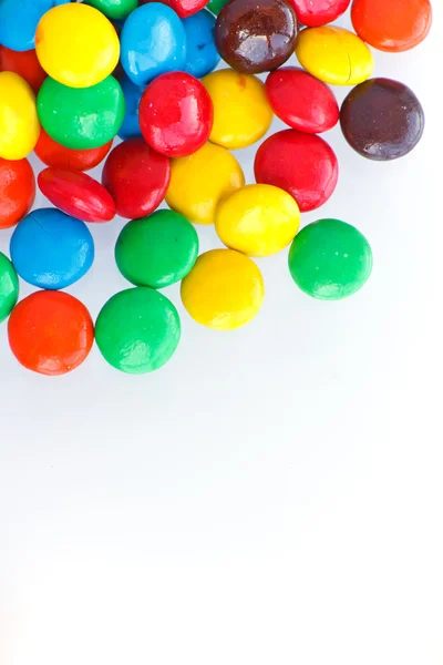 Výborné čokolády izolovaných na bílém pozadí — Stock fotografie