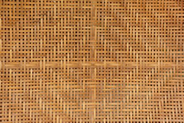 Bambu örgü dokusuna