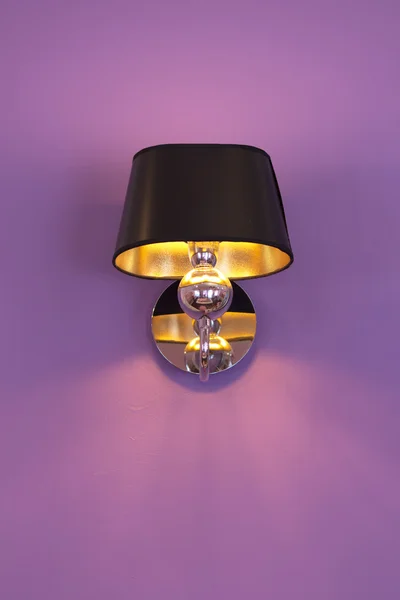 Modern ceiling lamp in a new home — Stock Photo, Image