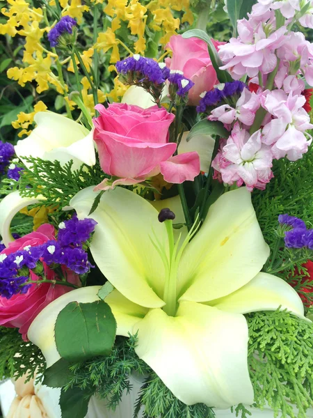 Close up de um buquê de flores — Fotografia de Stock