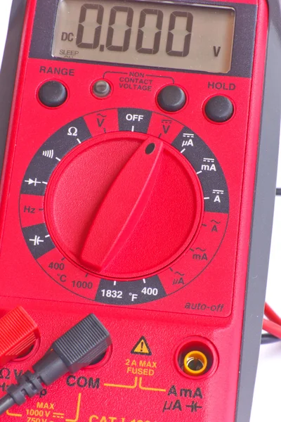Kompaktes digitales Multimeter für die Diagnose elektrischer Schaltungen — Stockfoto