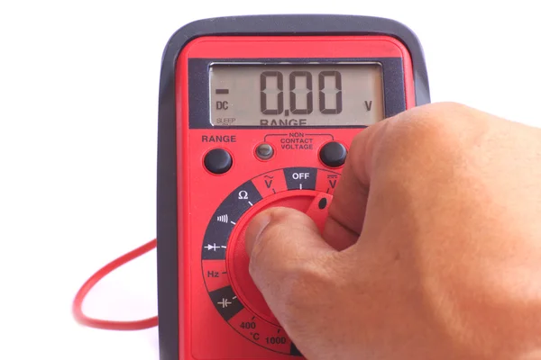 Kompakt digital multimeter för elektriska kretsar diagnostiska — Stockfoto