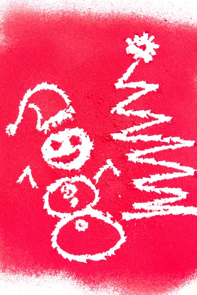Christmas greetings, spray painted — Stock Photo, Image
