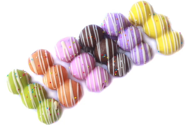 Variedad de rosquillas de bebé de colores — Foto de Stock